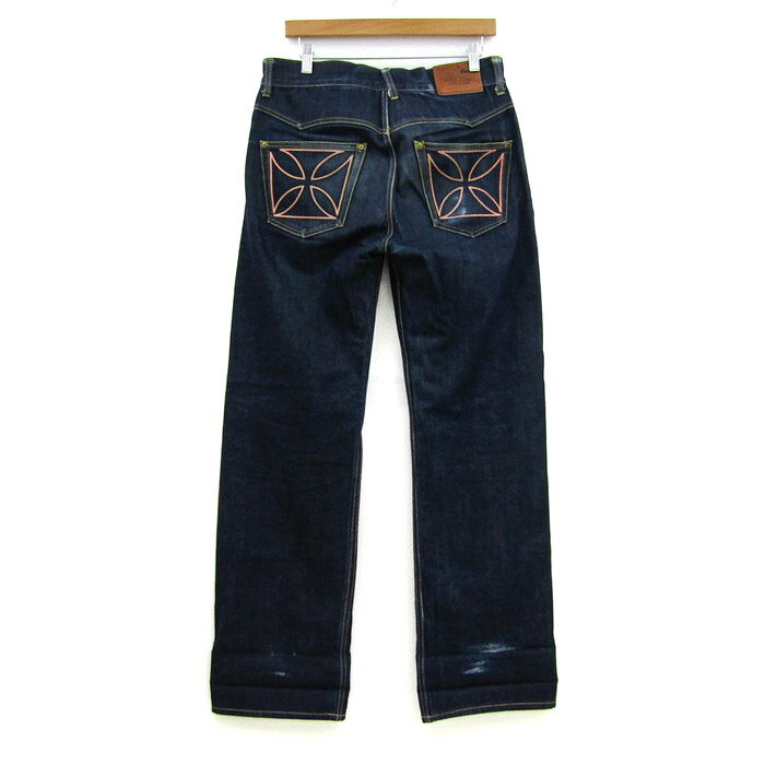 GANGSTERVILLE ギャングスタービル デニムパンツ ジーンズ ボトムス メンズ 32サイズ インディゴブルー 【中古】