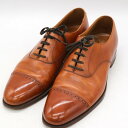 Crockett&Jones クロケット&ジョーンズ ドレスシューズ 本革 レザー ブランド シューズ 紳士靴 英国製 メンズ 8サイズ ブラウン 【中古】