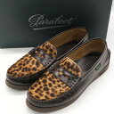 Paraboot パラブーツ ローファー スリッポン モカシン 未使用 ブランド シューズ 靴 レディース 5.5サイズ ダークブラウン 【中古】(4)