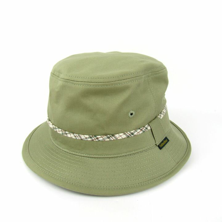 Golden Bear ゴールデンベア ハット チェック 帽子 ブランド メンズ Mサイズ グリーン 【中古】