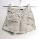 RALPH LAUREN ラルフローレン ショートパンツ ボトムス スコート キュロット ベビー 女の子用 80サイズ ベージュ 【中古】