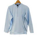 NIKE ナイキ 長袖Tシャツ ドライフィット ハーフジップ トレーニングウエア スポーツウエア トップス レディース Mサイズ ブルー系 【中古】(4)