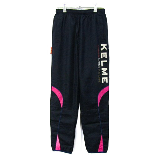 KELME ケルメ ジャージ パンツ スポーツウエア トレーニングウエア 裏地メッシュ ボトムス メンズ Mサイズ ネイビー系 【中古】 KELME ケルメ ジャージ パンツ スポーツウエア トレーニングウエア 裏地メッシュ ボトムス メンズ Mサイズ ネイビー系 【中古】