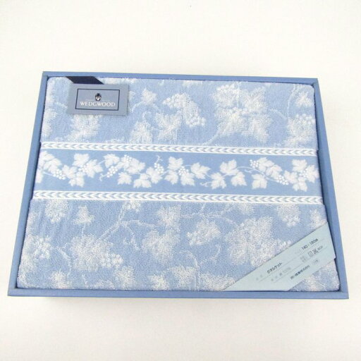 Wedgwood ウェッジウッド タオルケット シングル 140×190cm 花柄 日本製 寝具 未使用 箱ダメージ有 ブランド レディース 【中古】 Wedgwood ウェッジウッド タオルケット シングル 140×190cm 花柄 日本製 寝具 未使用 箱ダメージ有 ブランド レディース 【中古】