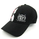 Tatoo Golf タトゥーゴルフ キャップ アーガイル スカル コットン 帽子 ブランド メンズ フリーサイズ ブラック 【中古】
