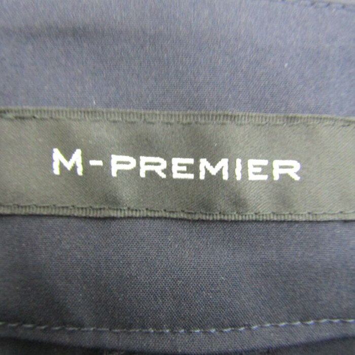 barceの【全品39％OFFクーポン配布中】M-premier エムプルミエ ロングスカート ボトムス フレア コットンストレッチ レディース 34サイズ ネイビー 【中古】｜アングル3