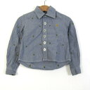 Arnold Palmer アーノルドパーマー 長袖シャツ トップス アーガイル柄 刺繍 ベビー 男の子用 90サイズ ブルー 【中古】