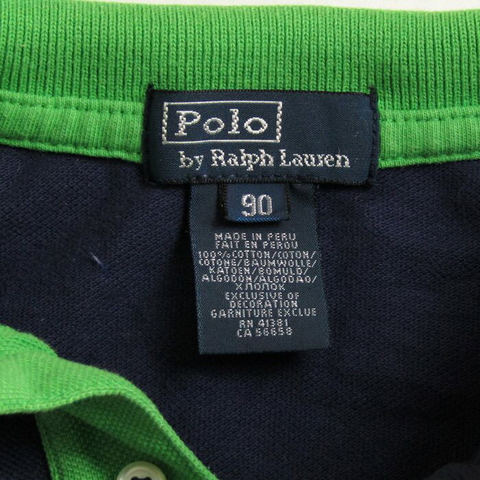 Polo by Ralph Lauren �ݥ��Х����ե������ �ݥ������ �ȥåץ� Ⱦµ �ӥå��ݥˡ����� �٥ӡ� �ˤλ��� 90������ ������ ����š�