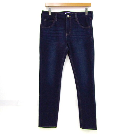 BACK NUMBER バックナンバー デニムパンツ ボトムス ストレッチジーンズ 裏起毛 レディース Lサイズ インディゴ 【中古】 BACK NUMBER バックナンバー デニムパンツ ボトムス ストレッチジーンズ 裏起毛 レディース Lサイズ インディゴ 【中古】
