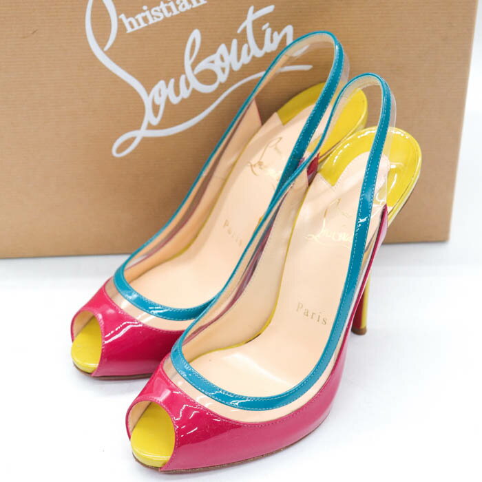 海外希少【Christian Louboutin】ブラウンレザーパンプス 9cm 楽天市場】クリスチャン ルブタン(カラーマルチカラー