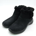 SKECHERS スケッチャーズ ブーツ スウェード ボア シューズ 靴 黒 レディース 23.5サイズ ブラック 【中古】