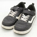 VANS バンズ スニーカー ローカット コグ V2055K シューズ 靴 黒 キッズ 男の子用 22サイズ ブラック 【中古】(4)
