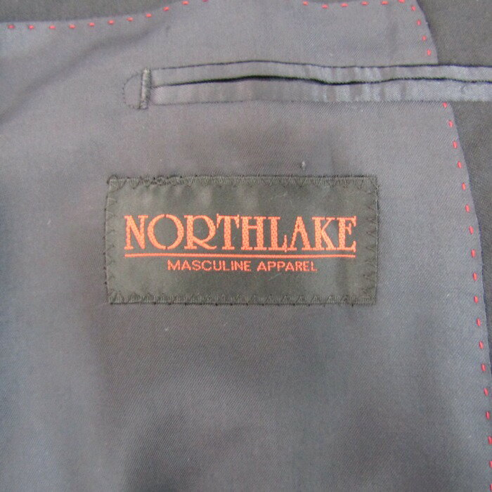 NORTHLAKE ノースレイク スーツ セットアップ 上下セット ジャケット パンツ メンズ 94AB5サイズ ブラック 【中古】