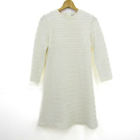 IENA イエナ ワンピース トップス 長袖 日本製 レディース フリーサイズ ホワイト 【中古】 IENA イエナ ワンピース トップス 長袖 日本製 レディース フリーサイズ ホワイト 【中古】