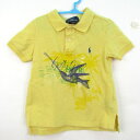 Polo by Ralph Lauren ポロバイラルフローレン ポロシャツ 半袖 鳥柄 トップス ベビー 女の子用 2Tサイズ イエロー 【中古】