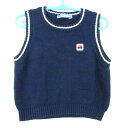 Familiar ファミリア ニットベスト くるま トップス ベビー 男の子用 90サイズ ネイビー 【中古】