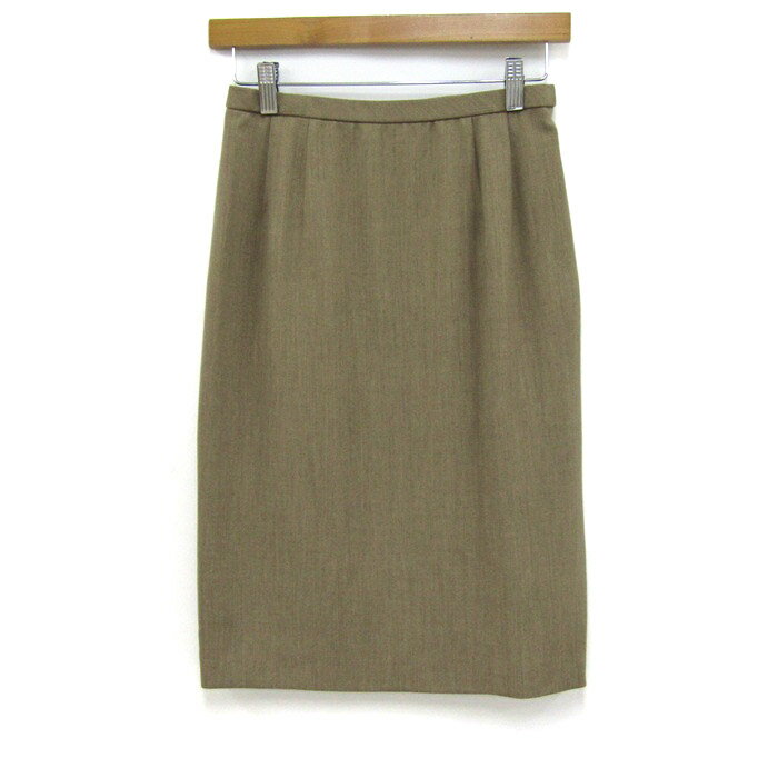 Leilian レリアン スカート ボトムス ウール混 日本製 レディース 9サイズ ブラウン 【中古】(4)