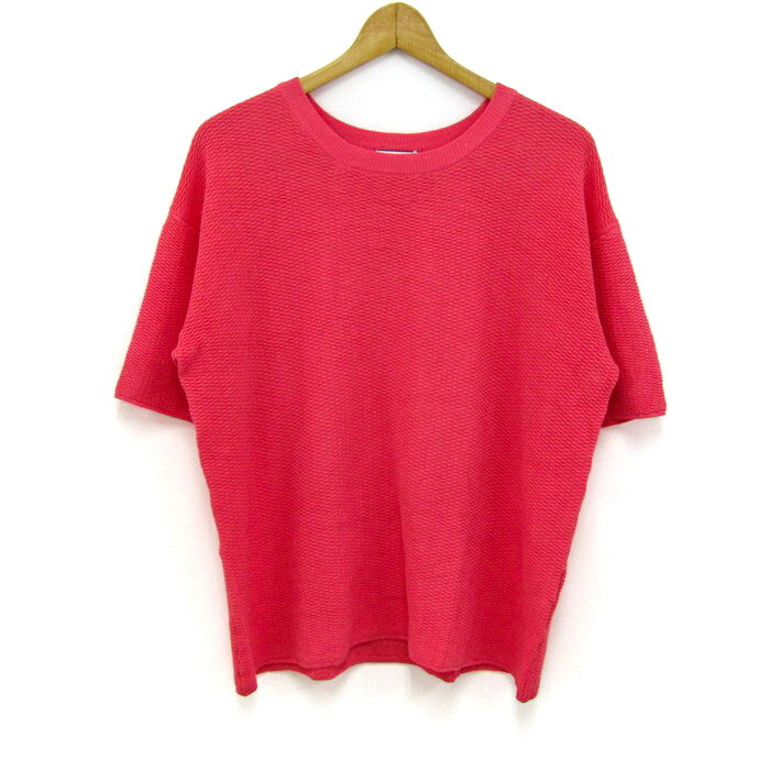 BAYFLOW ベイフロー ニット トップス 五分袖 クルーネック サマーセーター 未使用品 レディース Fサイ..