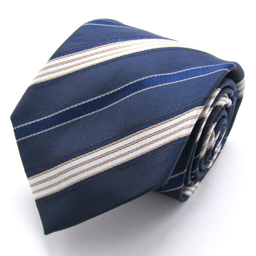 SIMPLE PHRASE CRAVAT シンプルフレーズクラバット ブランド ネクタイ ストライプ柄 PO メンズ ネイビー 【中古】 SIMPLE PHRASE CRAVAT シンプルフレーズクラバット ブランド ネクタイ ストライプ柄 PO メンズ ネイビー 【中古】