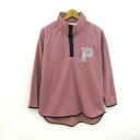 POLO ポロ スウェット トレーナー トップス フリース ナイトウエア 未使用品 レディース Lサイズ ピンク 【中古】