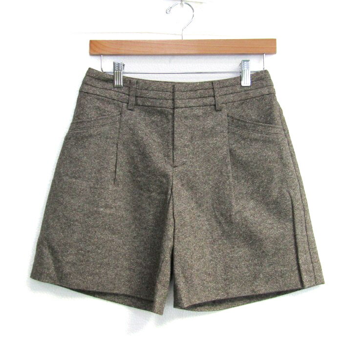 Wool - J.PRESS ジェイプレス ショートパンツ ウール混 ボトムス レディース 7サイズ チャコール系 【中古】