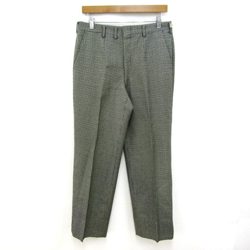 DAKS ダックス ロングパンツ ウール100% ブランド ボトムス メンズ 82サイズ ブラック×ホワイト 【中古】 DAKS ダックス ロングパンツ ウール100% ブランド ボトムス メンズ 82サイズ ブラック×ホワイト 【中古】