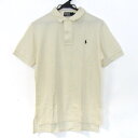 Polo by Ralph Lauren ポロバイラルフローレン ポロシャツ トップス 半袖 ゴルフウエア メンズ Mサイズ クリーム 【中古】