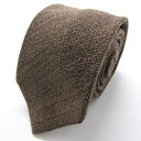 BRICK HOUSE ブリックハウス ブランド ネクタイ ストライプ柄 ウール PO メンズ ブラウン 【中古】