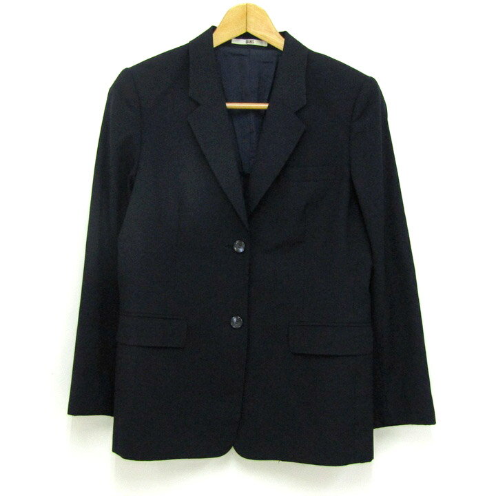DAKS ダックス テーラードジャケット アウター ウール レディース 9ARサイズ 濃紺 【中古】