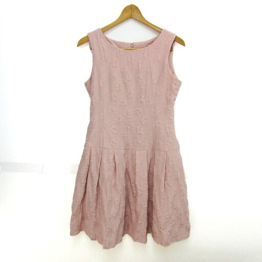 Toilette トワレ ワンピース ドレス ノースリーブ ブランド トップス レディース Fサイズ ピンク 【中古】 Toilette トワレ ワンピース ドレス ノースリーブ ブランド トップス レディース Fサイズ ピンク 【中古】