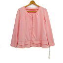 Maria マリア ノーカラージャケット アウター レディース Lサイズ ピンク 【中古】