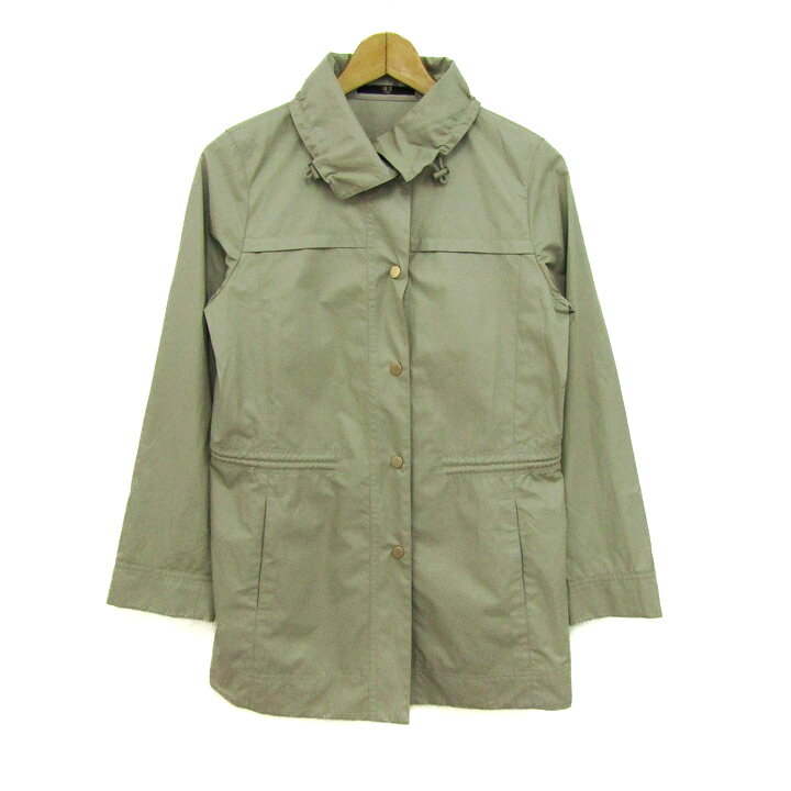 乐天商城 - DAKS ダックス ショートコート ジャケット アウター レディース 38サイズ モスグリーン 【中古】