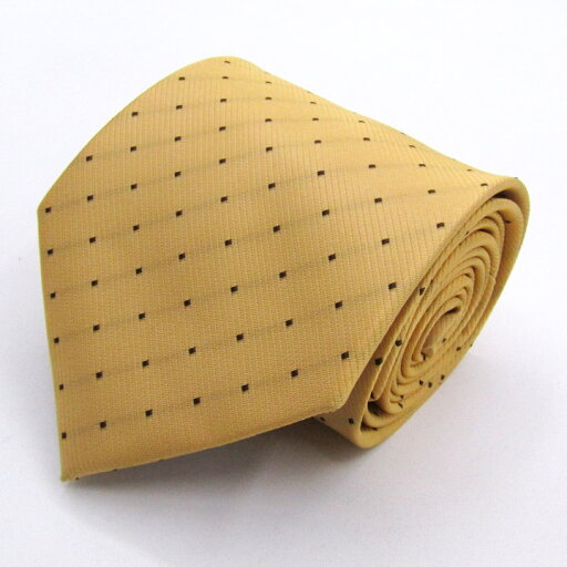 CLUB LAMER クラブラメール ブランド ネクタイ 小紋柄 PO メンズ イエロー 【中古】 CLUB LAMER クラブラメール ブランド ネクタイ 小紋柄 PO メンズ イエロー 【中古】