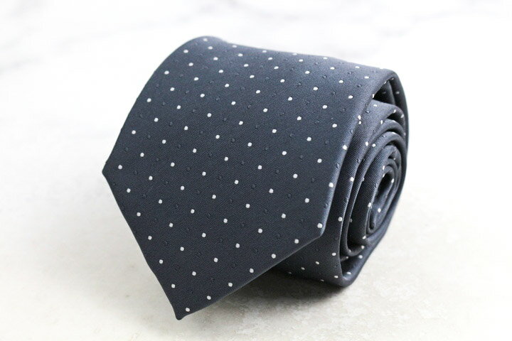 JOURNAL WORKS ジャーナルワークス ブランド ネクタイ ドット PO メンズ グレー 【中古】