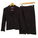 BODY DRESSING Deluxe ボディドレッシングデラックス セットアップ 上下セット ジャケット スカート レディース 7サイズ 深緑 【中古】