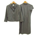 JUNKO SHIMADA ジュンコシマダ セットアップ 上下セット ジャケット 半袖ワンピース 日本製 レディース 9サイズ 白×黒 【中古】