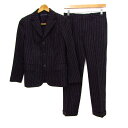 【全品39%OFFクーポン8月4日20:00~8月15日01:59まで】RALPH LAUREN ラルフローレン セットアップ ウール/カシミヤ混 上下セット 日本製 白 黒 レディース 9月7日サイズ ブラック×ホワイト 【中古】