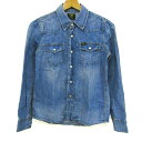 【全品39%OFFクーポン8月4日20:00〜8月15日01:59まで】ROSSO ロッソ 長袖デニムシャツ アーバンリサーチ Lee トップス レディース M...