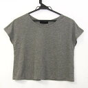 【全品39%OFFクーポン8月4日20:00〜8月15日01:59まで】JEANASiS ジーナシス 半袖Tシャツ トップス フレンチ袖 クロップドT レディー...
