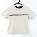 【全品39%OFFクーポン8月4日20:00〜8月15日01:59まで】courreges クレージュ 半袖Tシャツ トップス コットンT ロゴ レディース M...