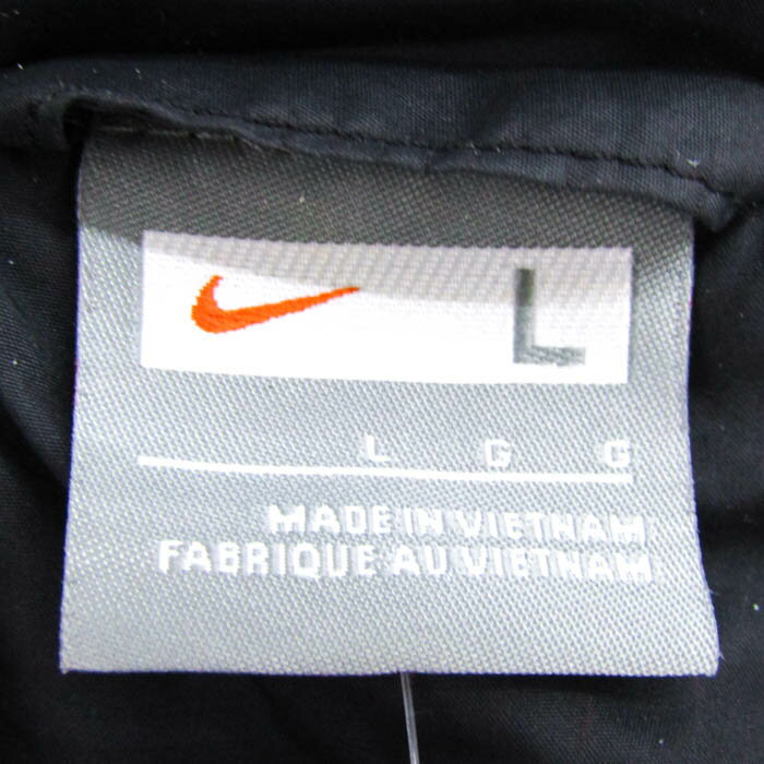 NIKE ナイキ ジャージ ジャケット アウター スポーツウエア 未使用品 レディース Lサイズ ブラック 【中古】