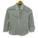 【全品39%OFFクーポン8月4日20:00〜8月15日01:59まで】theory セオリー 長袖シャツ トップスス トライプ柄 ストレッチ 日本製 レディー...
