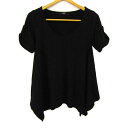 【全品39%OFFクーポン8月4日20:00〜8月15日01:59まで】VICKY ビッキー 半袖Tシャツ チュニック ストレッチ ブランド トップス 黒 レデ...