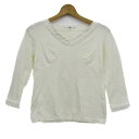 【全品39%OFFクーポン8月4日20:00〜8月15日01:59まで】23区 ニジュウサンク 長袖Tシャツ トップス カットソー 日本製 レディース 38サイ...