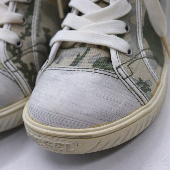 DIESEL ディーゼル スニーカー ローカット RODBY ブランド シューズ 靴 キッズ 男の子用 31サイズ ベージュ 【中古】