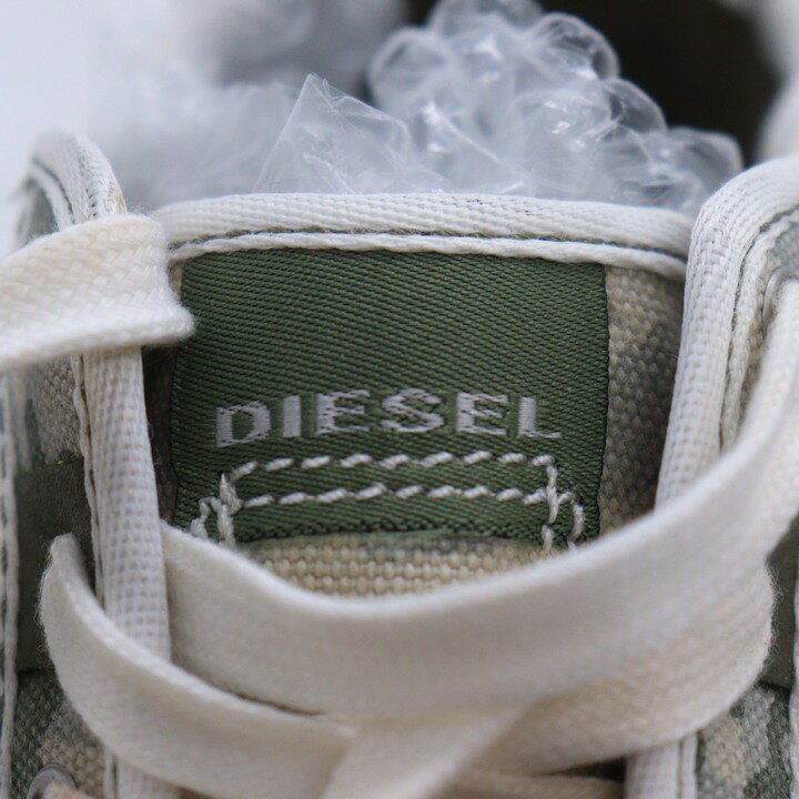 DIESEL ディーゼル スニーカー ローカット RODBY ブランド シューズ 靴 キッズ 男の子用 31サイズ ベージュ 【中古】