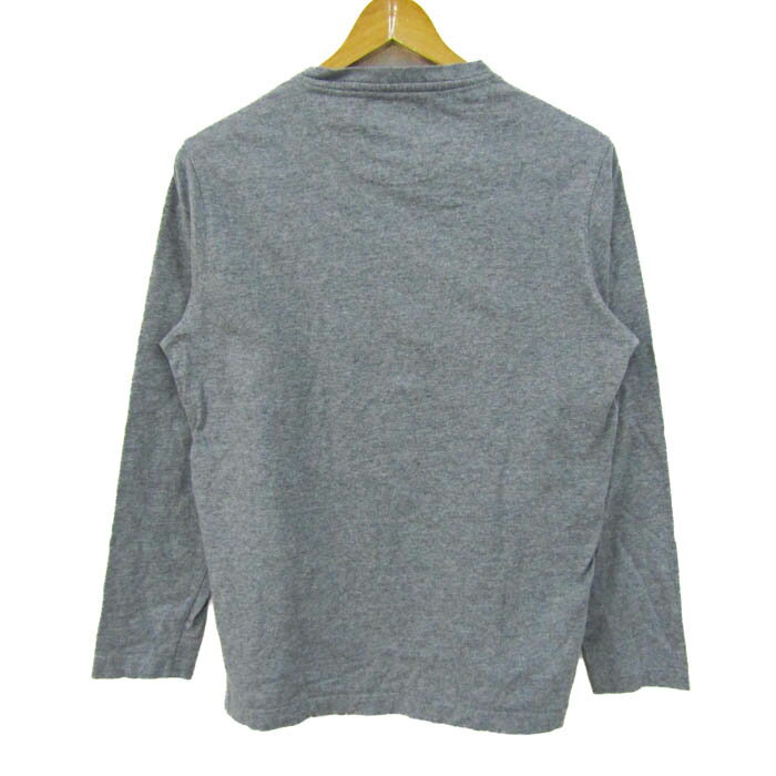BEVERLY HILLS POLO CLUB ビバリーヒルズポロクラブ 長袖Tシャツ コットン100% ブランド トップス レディース Lサイズ グレー 【中古】