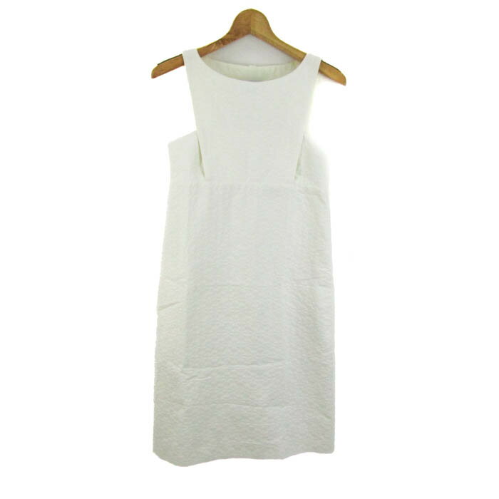 BLACK FLEECE ブラックフリース ワンピース トップス ノースリーブ サロペット レディース BB0サイズ ホワイト 【中古】