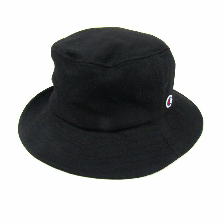 Champion チャンピオン × ベースコントロール コラボ バケットハット 帽子 ブランド メンズ ブラック ..