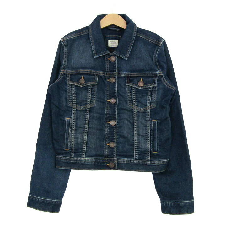 GAP Kids ギャップキッズ デニムジャケット Gジャン 大きいサイズ アウター キッズ 女の子用 XXLサイズ ブルー 【中古】